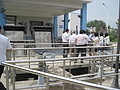 8月20日、済南市下水処理場見学。規模の大きさと処理技術の高さに感心！