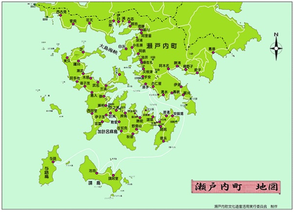 瀬戸内町地図