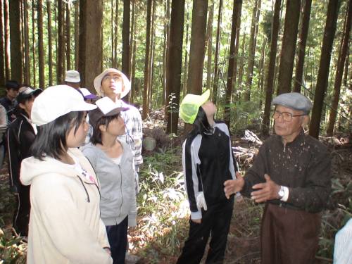 菊人さんの語る森への思い