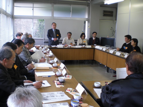 宮野地区と大学との懇談会の模様