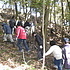 はじめての裏山はけっこう険しい