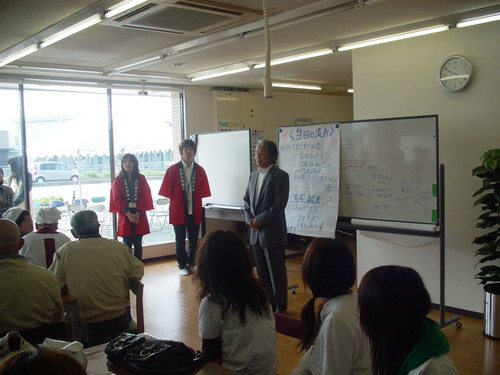 老人クラブの方のご挨拶