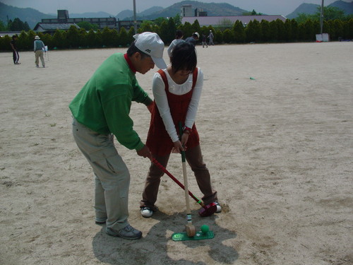 足は並行にね！