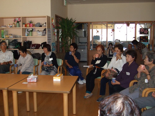 お茶を戴きながら、リラックス！