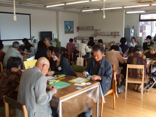 話し合いながら、まとめる