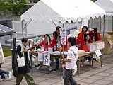 本部テント