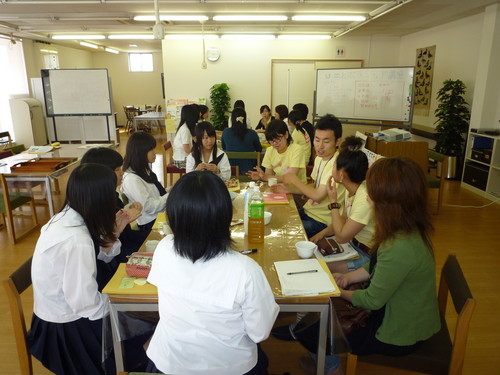 高校生と話し合い