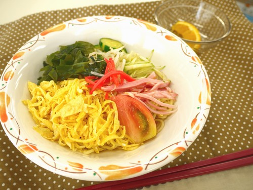 7月13日(月)さっぱり冷やし中華～フルーツ付き～
