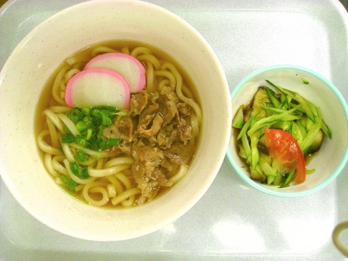 7月14日(火)　肉うどん～冷えひえサッパリなす付き～