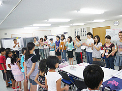 最後は並んであいさつ「ありがとうございました！」