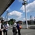 夏のような空模様