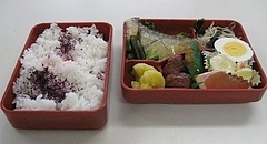 おいしいお弁当とお茶付きです♪