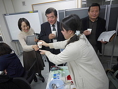 大好評でした～「県大ばたけ」特製の梅ジュース～