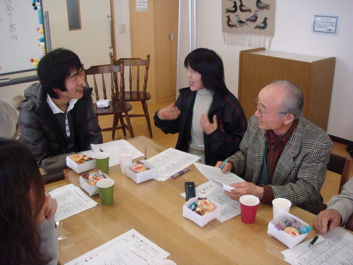 「山口県立大学生と宮野地区住民との懇談会」