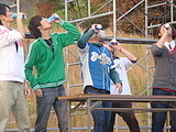 ラムネ一気飲み～！