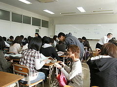 授業登録の説明のお手伝い