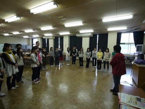 初めの頃　なんとなくぎこちない