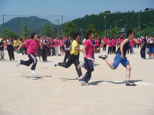 学科対抗リレー