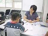 マンツーマン指導中