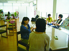 学生同士のロールプレイ