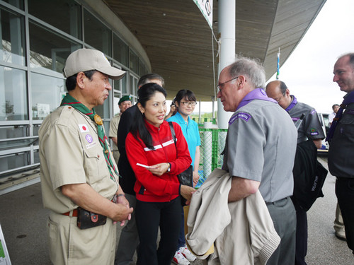 世界スカウト委員をお迎え