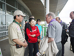 世界スカウト委員をお迎え