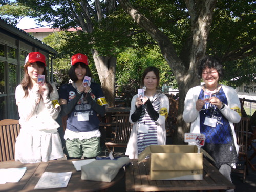 県大キューピーを差し上げます