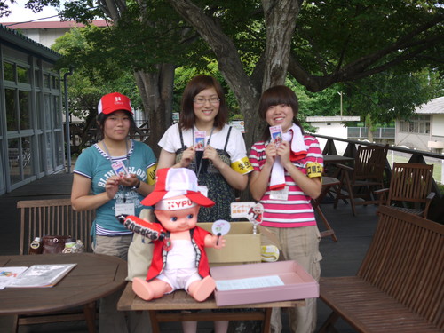 笑顔で対応(^O^)／