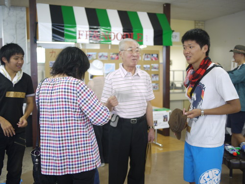 実行委員長とお客様