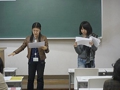 森さんと学生アシスタント