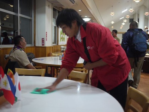 食事のあとは、各自で片付けることを実践