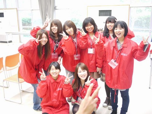 大学ジャケット着用！