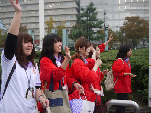 ゲストにお別れ