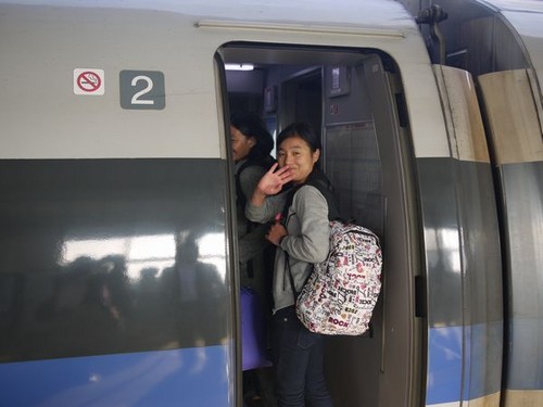 新幹線で博多へ