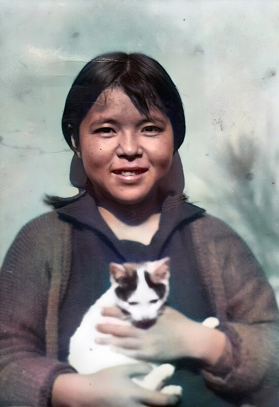 芙美子14歳 カラー化