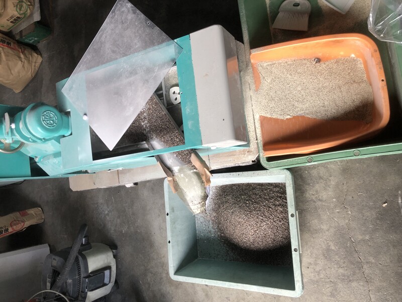 蕎麦を挽いてもらう